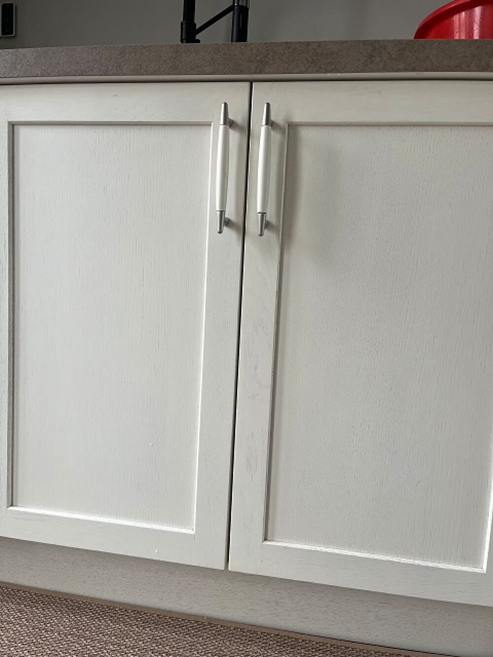 meuble NEUF ch&ecirc;ne &eacute;cru 2 portes L800x320x680 Bricolage