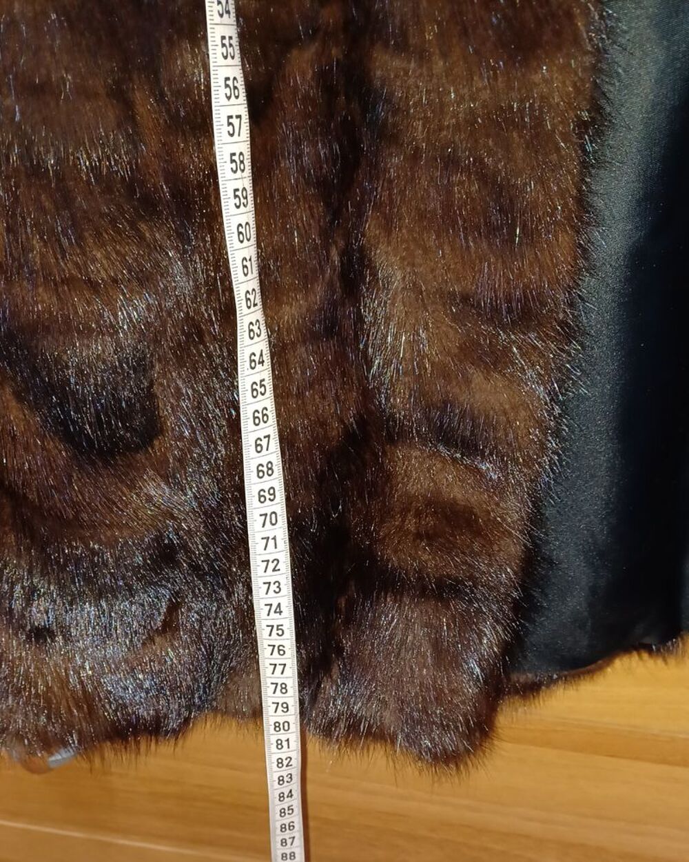 Manteau court vison femme Vêtements