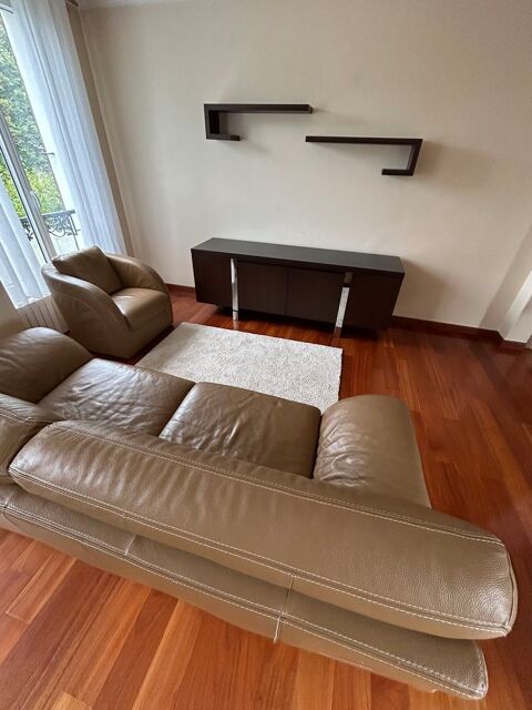 Canap 3p + fauteuil + meuble bas + 2 tagres 480 Maisons-Laffitte (78)