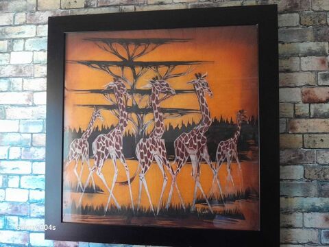 Tableau représentant des girafes Callac (22)