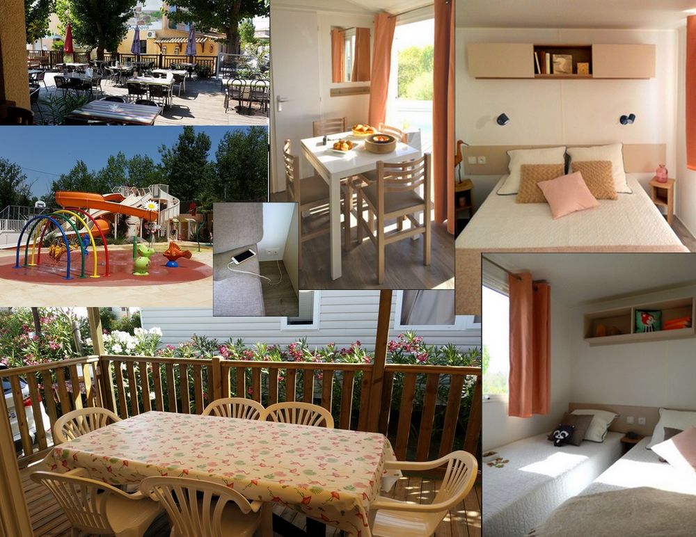   Mobilhome Valras  3CH 2SDB  Clim Terrasse Promo 15-29 Aout Languedoc-Roussillon, Sérignan (34410)