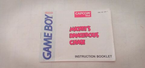 Notice jeu game boy Mickey's Dangerous Chase 10 Courbevoie (92)