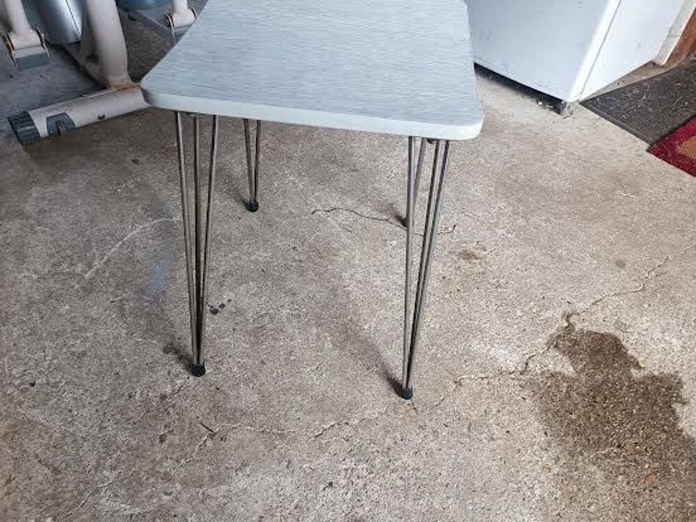 TABOURET VINTAGE PIED CHROME FORME RARE Meubles