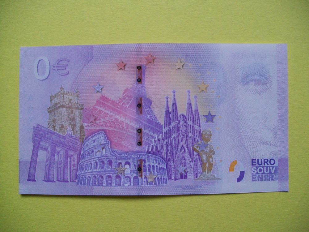 Billet souvenir 0 euro,
77 &egrave;me Salon Philat&eacute;lique d' Automne 