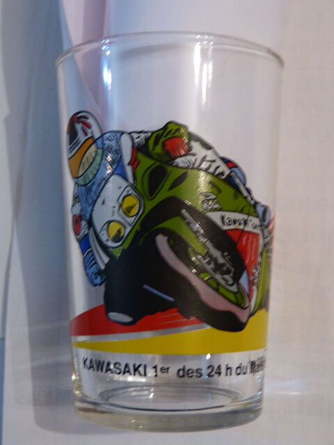 VERRE MOTO KAWAZAKI 1ER DES 24 H DU MANS 1996 3 Brest (29)