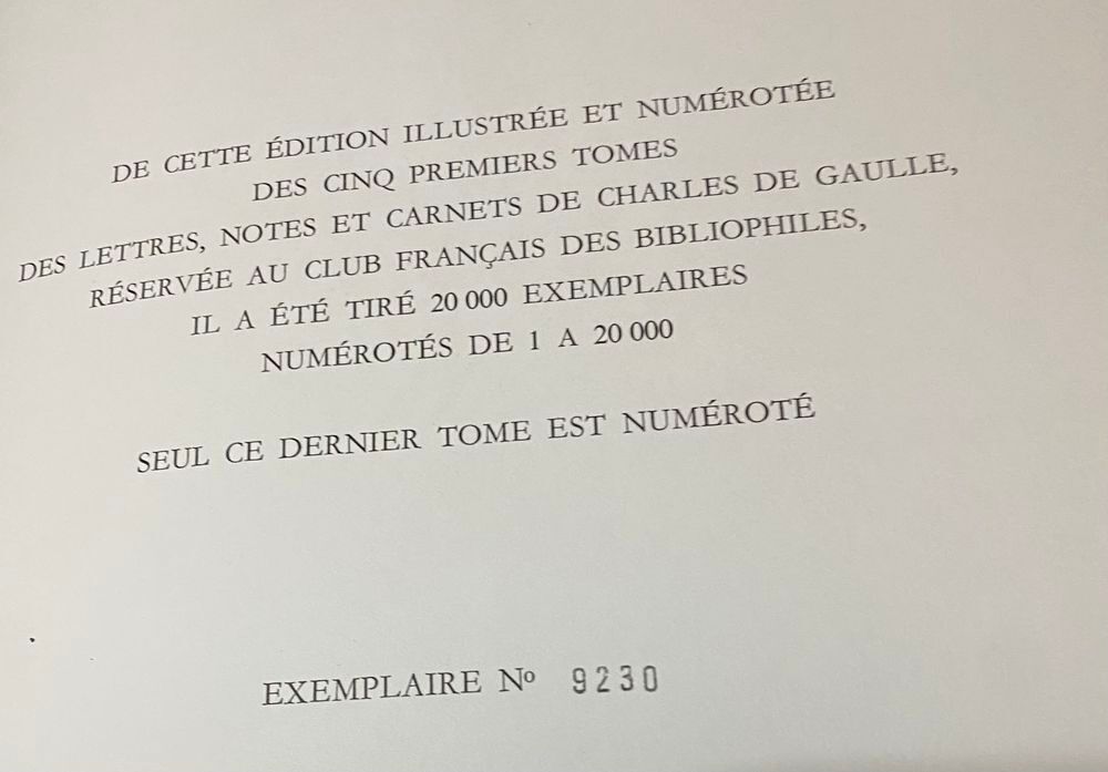 Livres G&eacute;n&eacute;ral De Gaulle Edition Sp&eacute;ciale Livres et BD