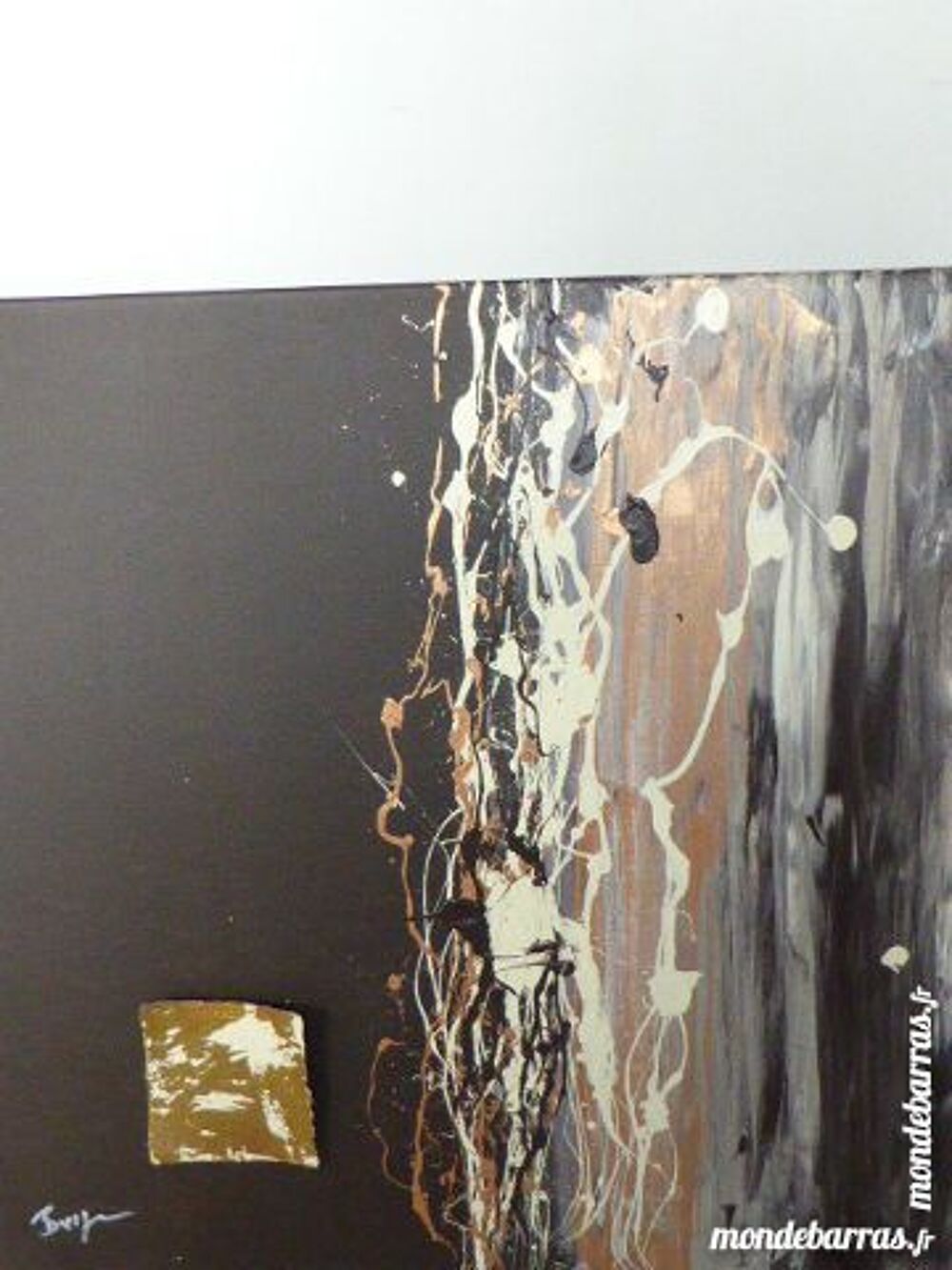 tableau peinture abstraite 60 X 60 Décoration