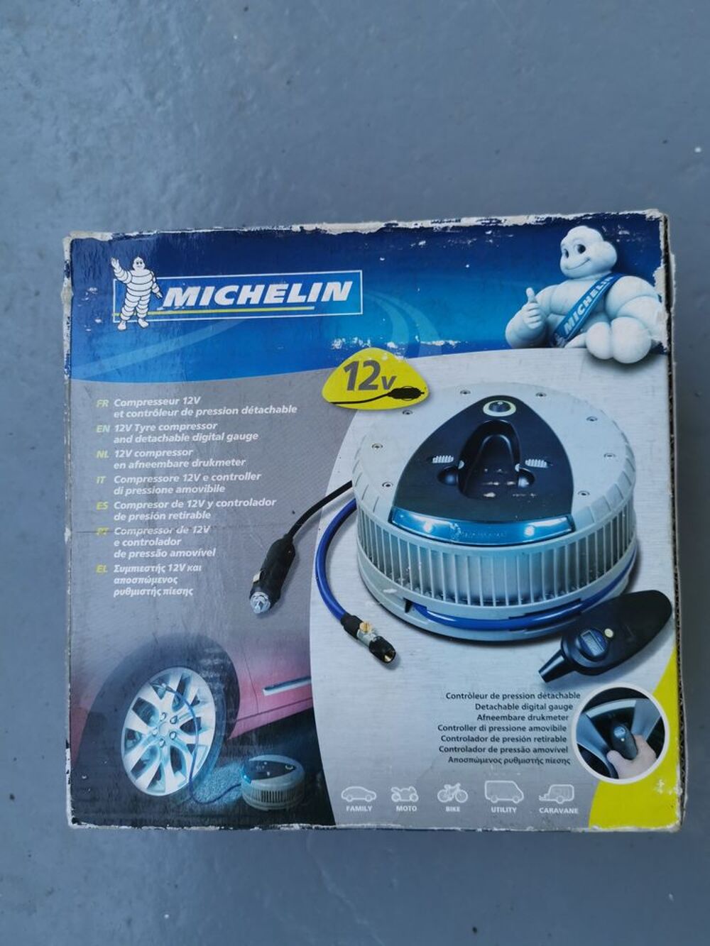 Compresseur 12 V Michelin Bricolage