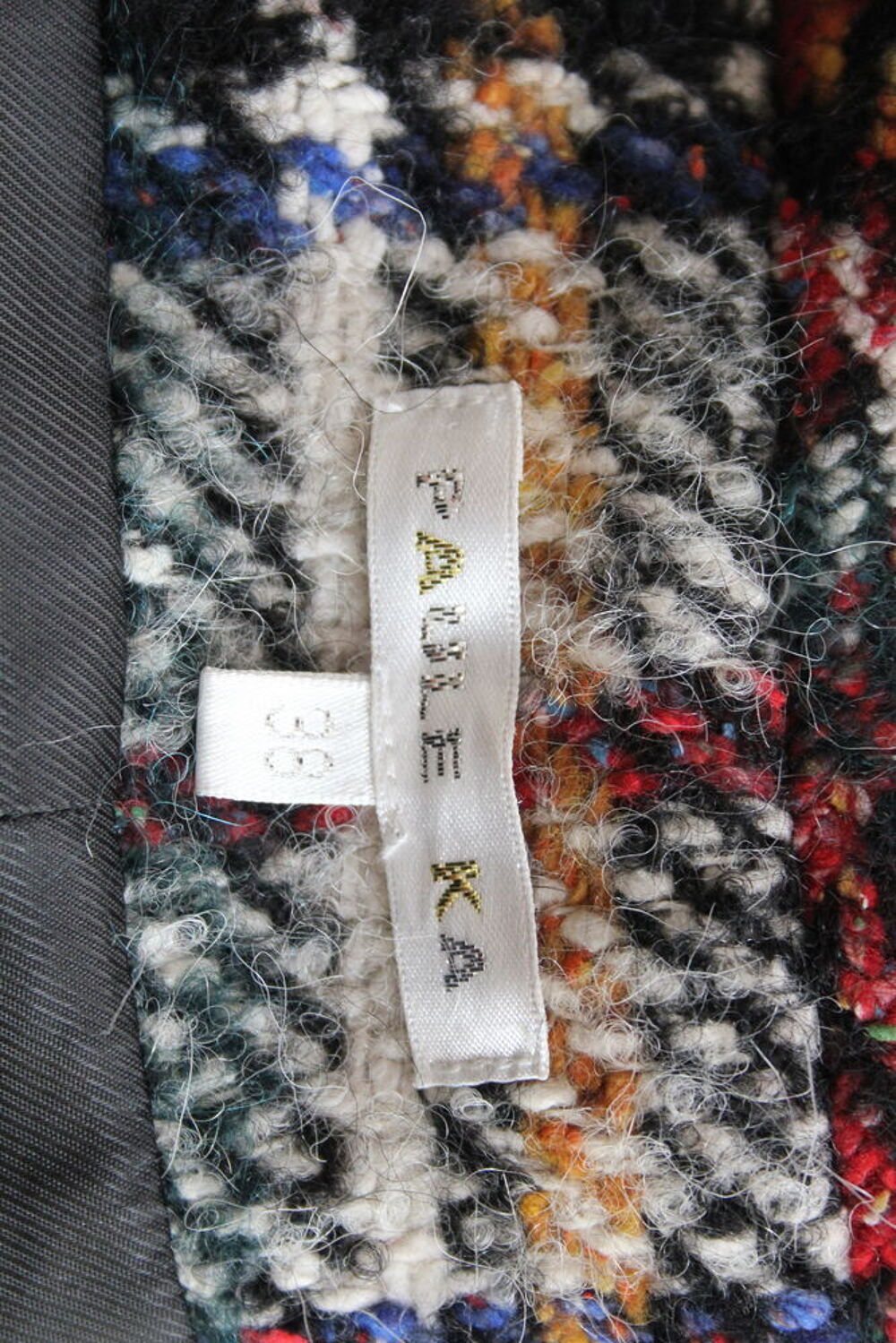 Manteau tweed carreaux PAULE KA T.38. Vêtements
