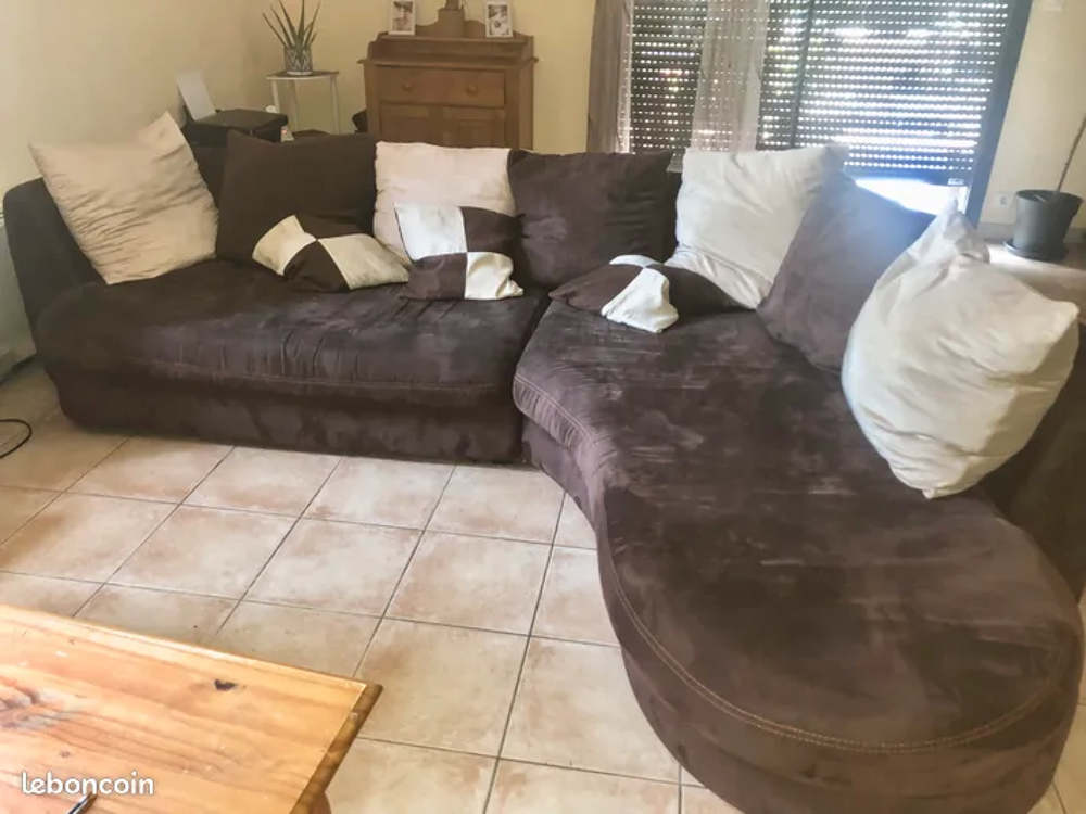 Canap&eacute; d angle en tbe &agrave; 500 euros Meubles
