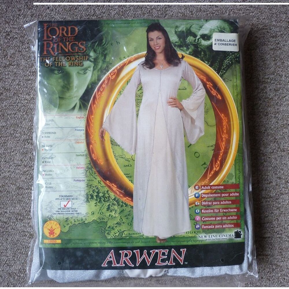 Panoplie du film "SEIGNEUR DES ANNEAUX" : Robe de princesse Jeux / jouets