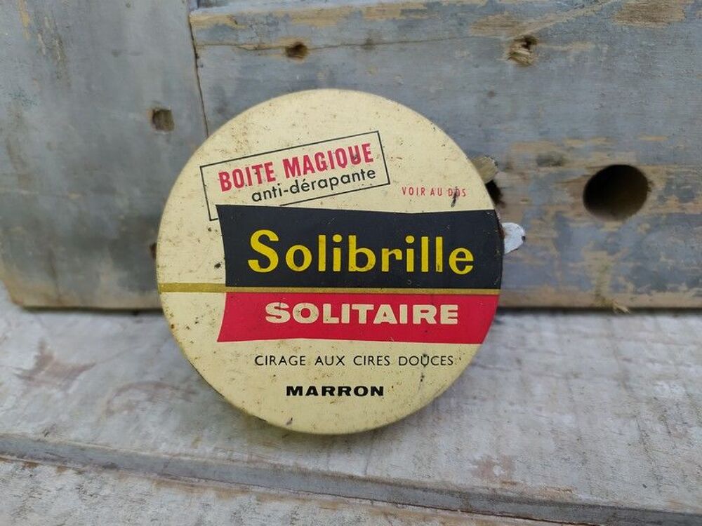 Anciennes Boites Publicitaires Cirage Solibrille 
