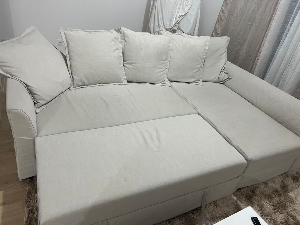 Canap&eacute; convertible IKEA couleur cr&egrave;me Meubles