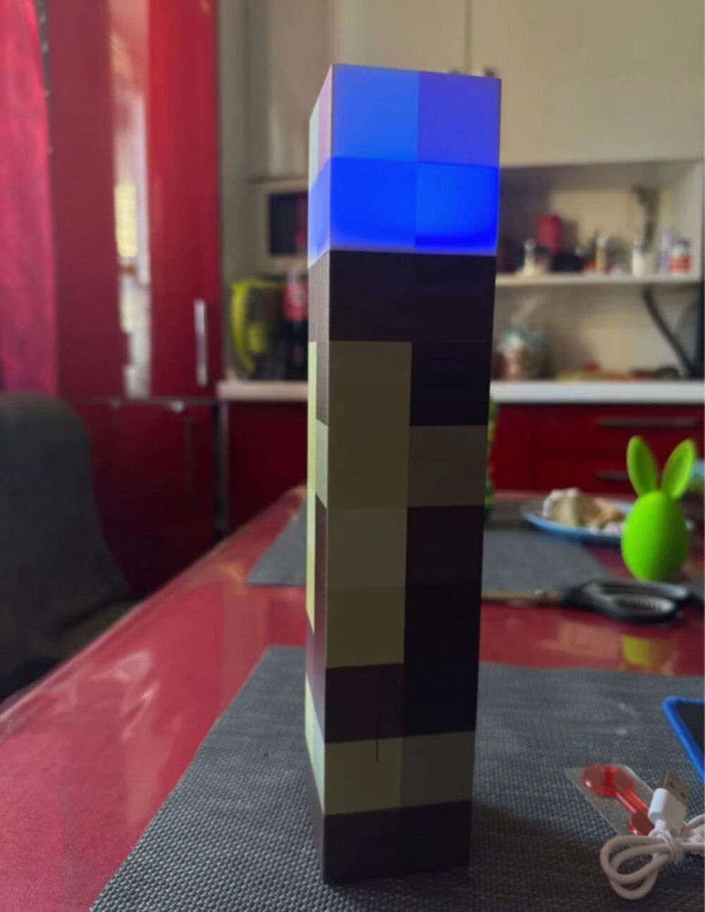 torche minecraft led neuf D�coration