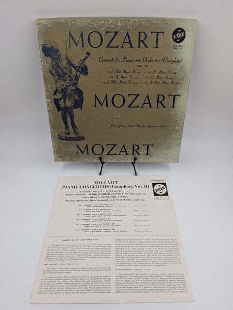 Coffret Vinyle 33 tours Mozart Concerti for Piano Orchestra  7 Vulbens (74)