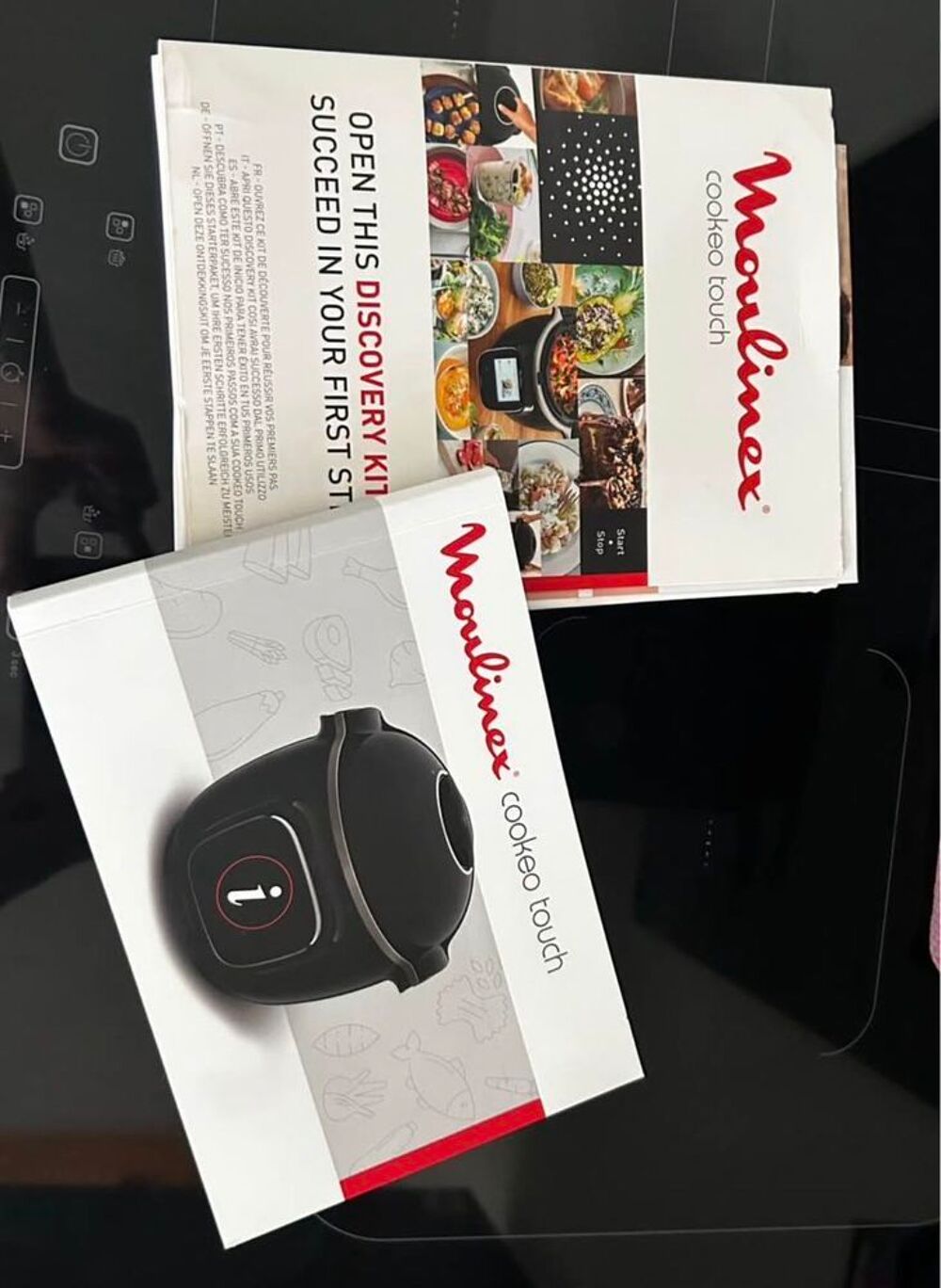 (Lot) Cookeo Touch Wifi + Extra Crisp + Sac Officiel Electroménager