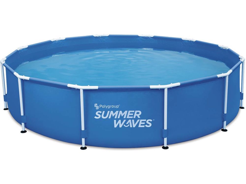 Piscine tubulaire M&eacute;tal - 3,66 x 0,76 m avec filtre Jardin