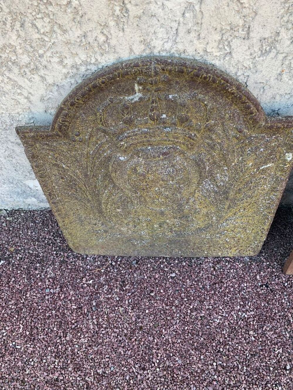 3 Plaques de chemin&eacute;e anciennes en fonte Décoration