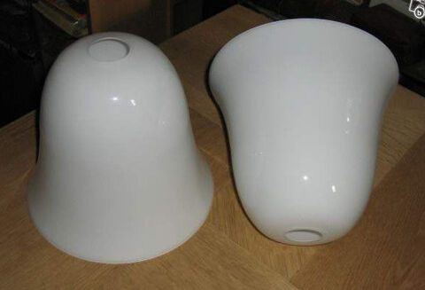 GRANDE TULIPE OPALINE R�FLECTEUR DE LAMPE MAZDA ART D�CO lus 65 Marseille 13 (13)