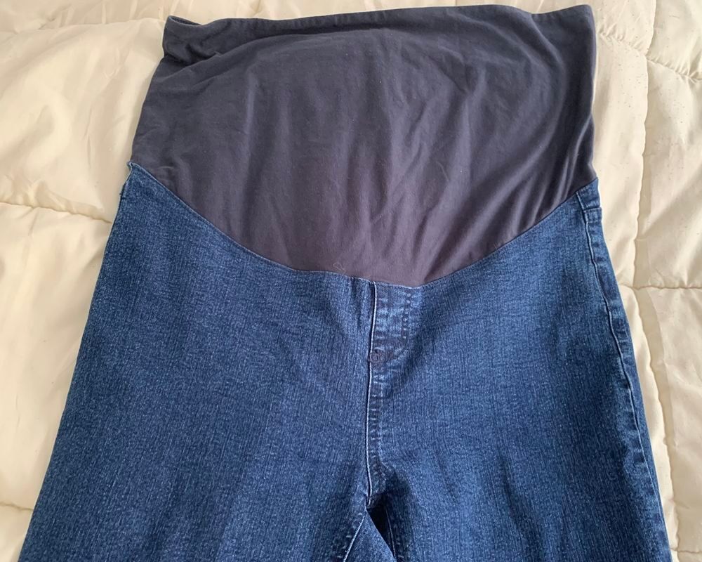 Pantalon Jeans avec bandeau extensible int&eacute;gr&eacute; taille 46 Vêtements