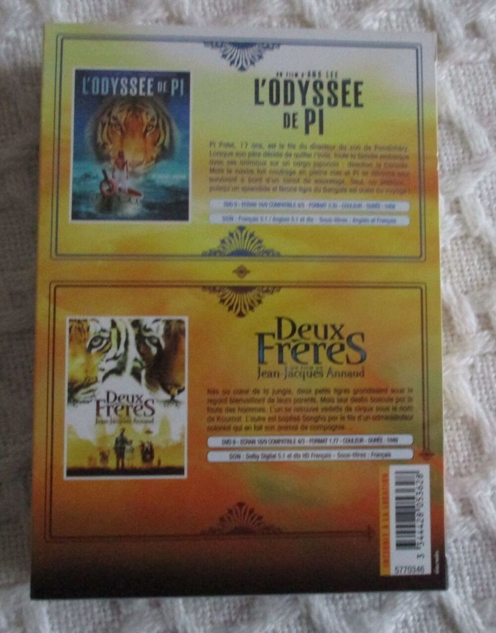 ODYSSEE DE PI ? DEUX FRERES DVD NEUF DVD et blu-ray