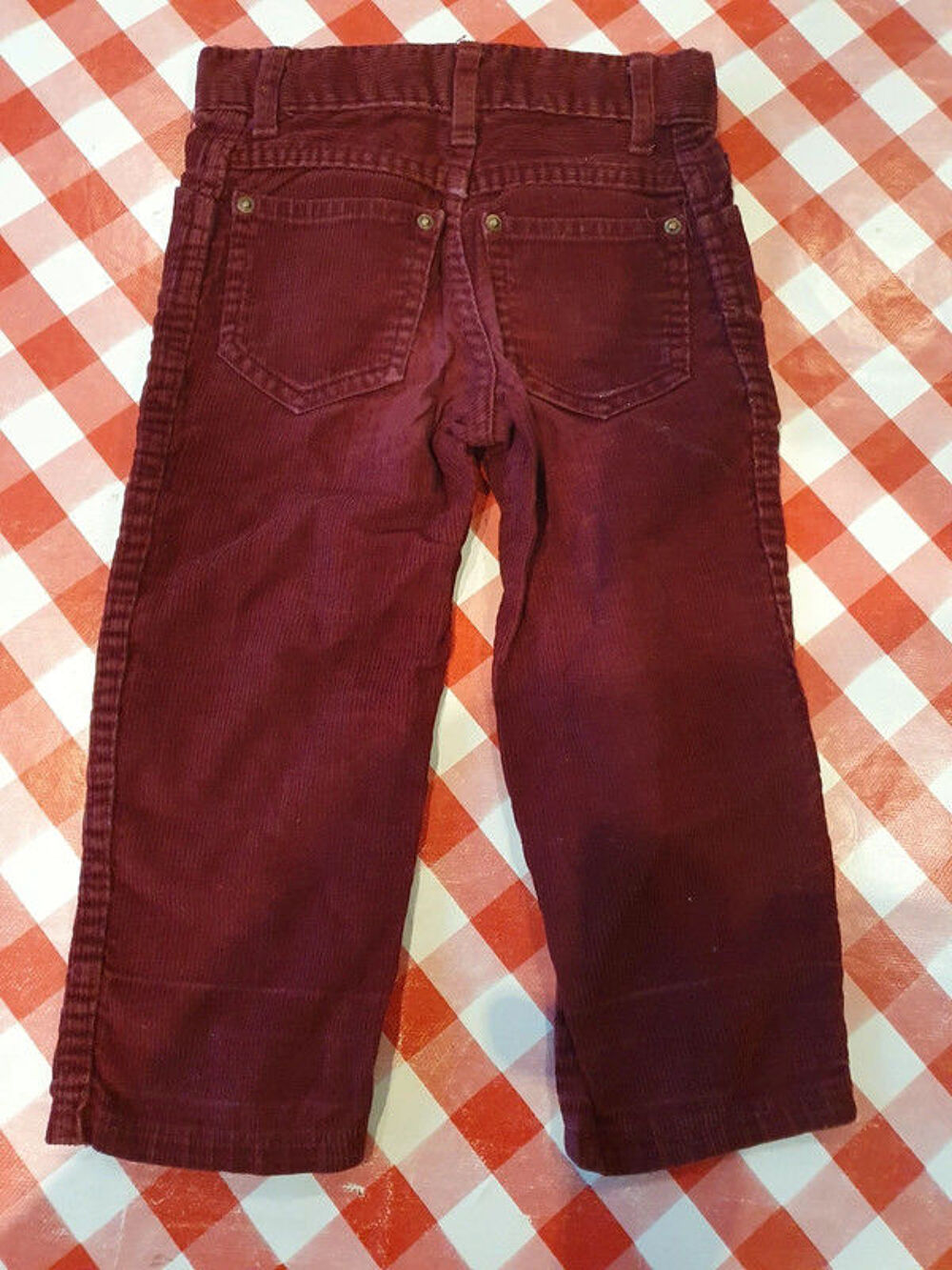 Pantalon velours bordeaux - 2 ans Vtements enfants