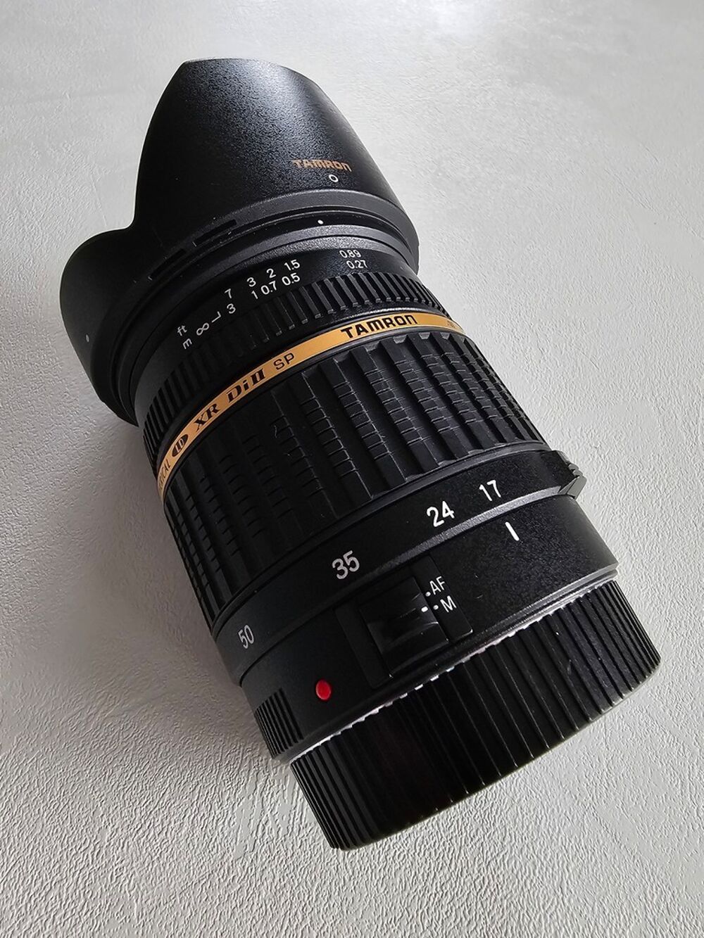 Tamron 17-50mm Aspherical-LD-2.8 XR-Di II-SP Cap+ paresoleil Photos/Video/TV