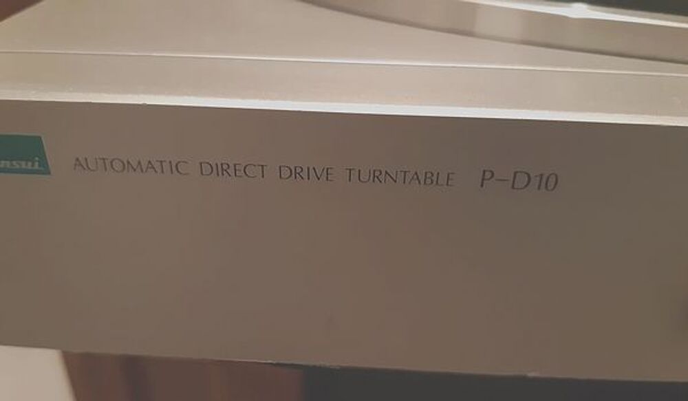 Platine Vinyle Vintage "Sansui P-D10" &agrave; entra&icirc;nement direct Audio et hifi