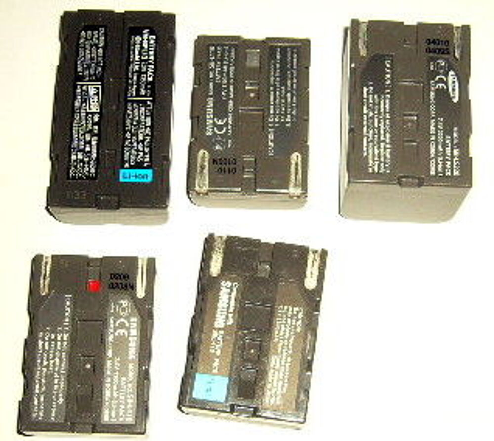 5 batteries pour camescope Samsung Photos/Video/TV