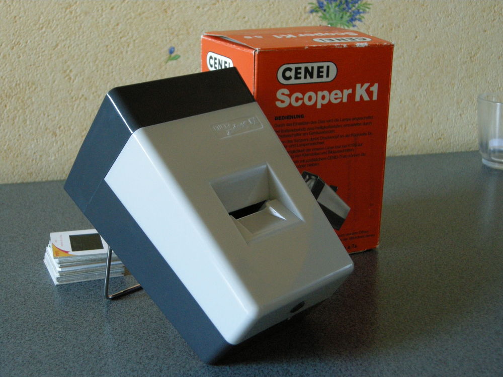 Visionneuse diapos CENEI Scoper K1, neuve. Photos/Video/TV