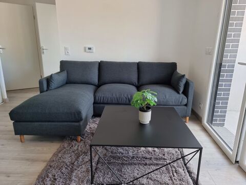 Canap� d'angle gauche 5 places gris anthracite 600 Rouen (76)