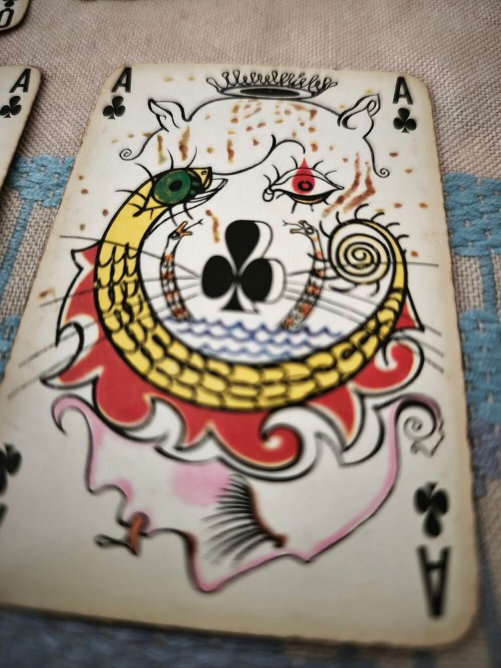 jeu de carte illustration Salvator Dali 