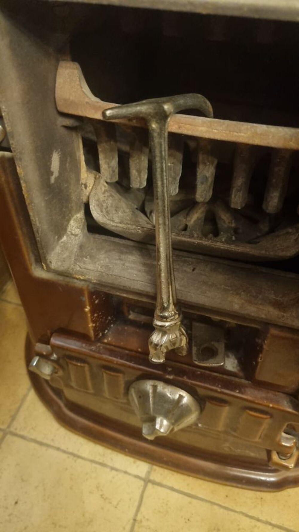 POELE A BOIS ROSIERES ANCIEN Meubles