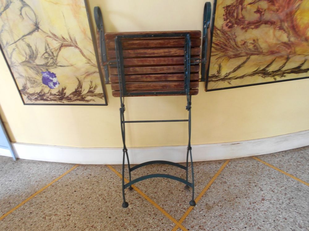 Fauteuil chaise bois m&eacute;tal pliable Meubles
