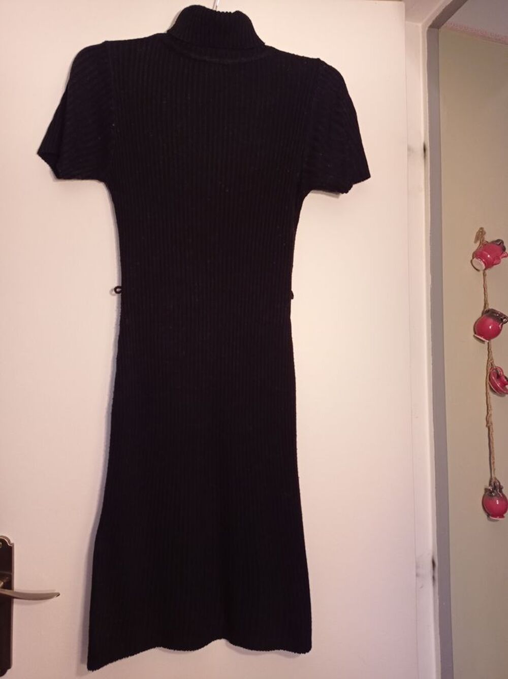Robe longue noire Vtements