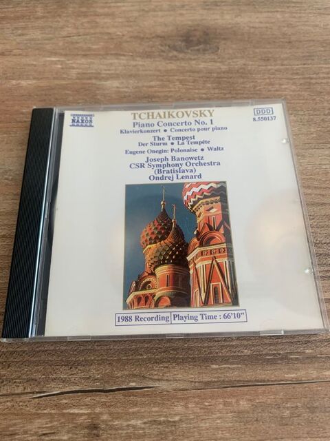 CD  Tchaikovsky      Piano concerto 1     3 Saleilles (66)