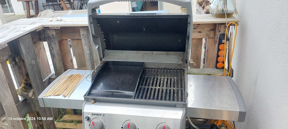 WEBER Spirit 2 grill plancha Jardin