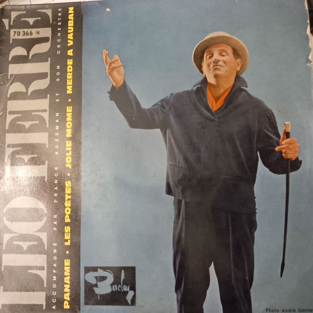 LEO FERRE / 2 X DISQUES VYNIL 45 TOURS CD et vinyles