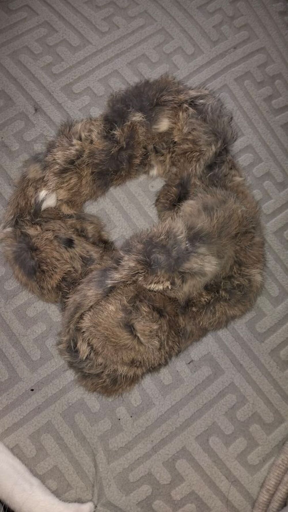 &Eacute;charpes en fourrure de lapin Vêtements