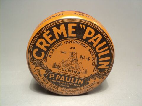 Rare et Ancienne Boite Publicitaire Crème Paulin Culmina N°4 30 Loches (37)