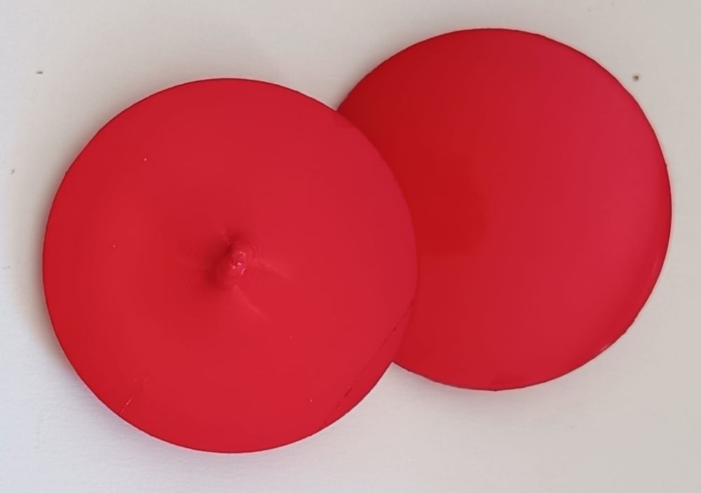 Lot Exceptionnel de 20 Boutons XXL Rouge LOT N&deg;16 