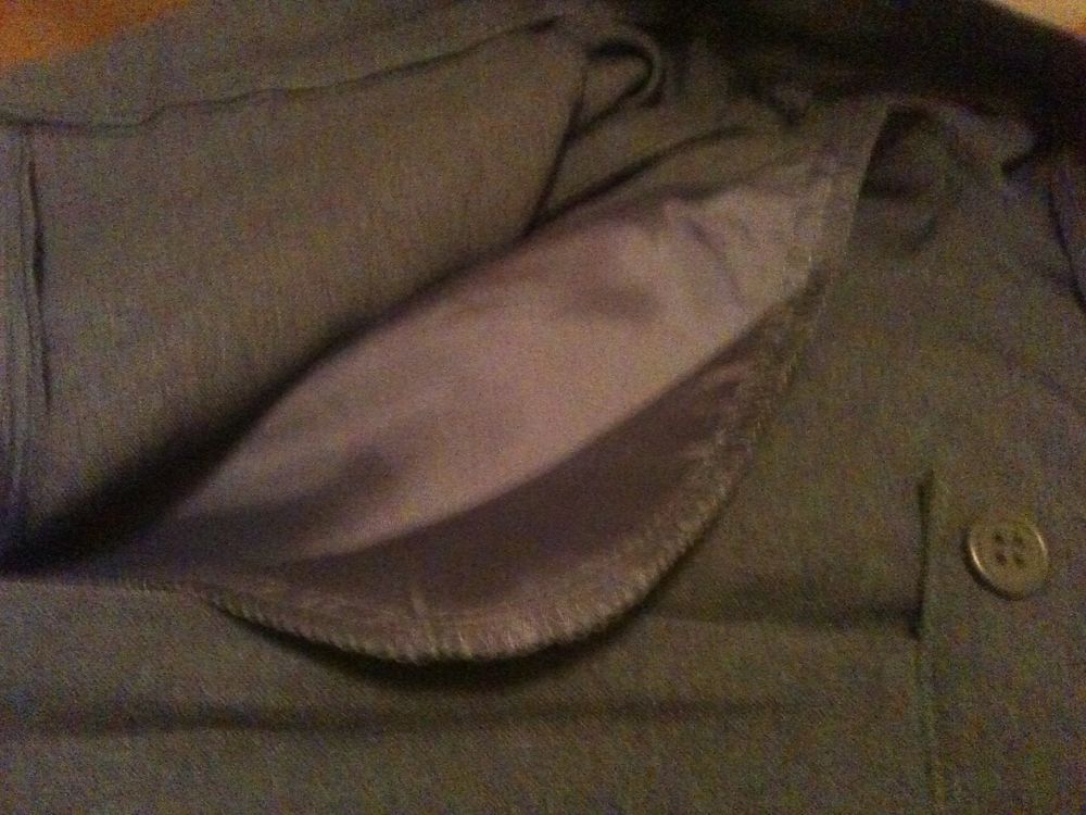 Pantalon femme, gris fonc&eacute;, polyester, Taille 46 en France Vtements