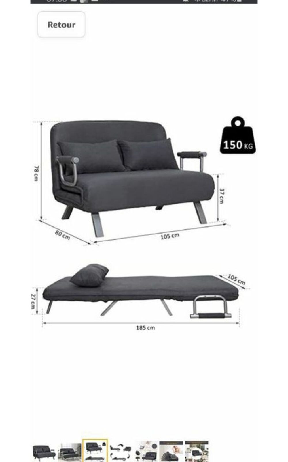 Banquette lit Meubles