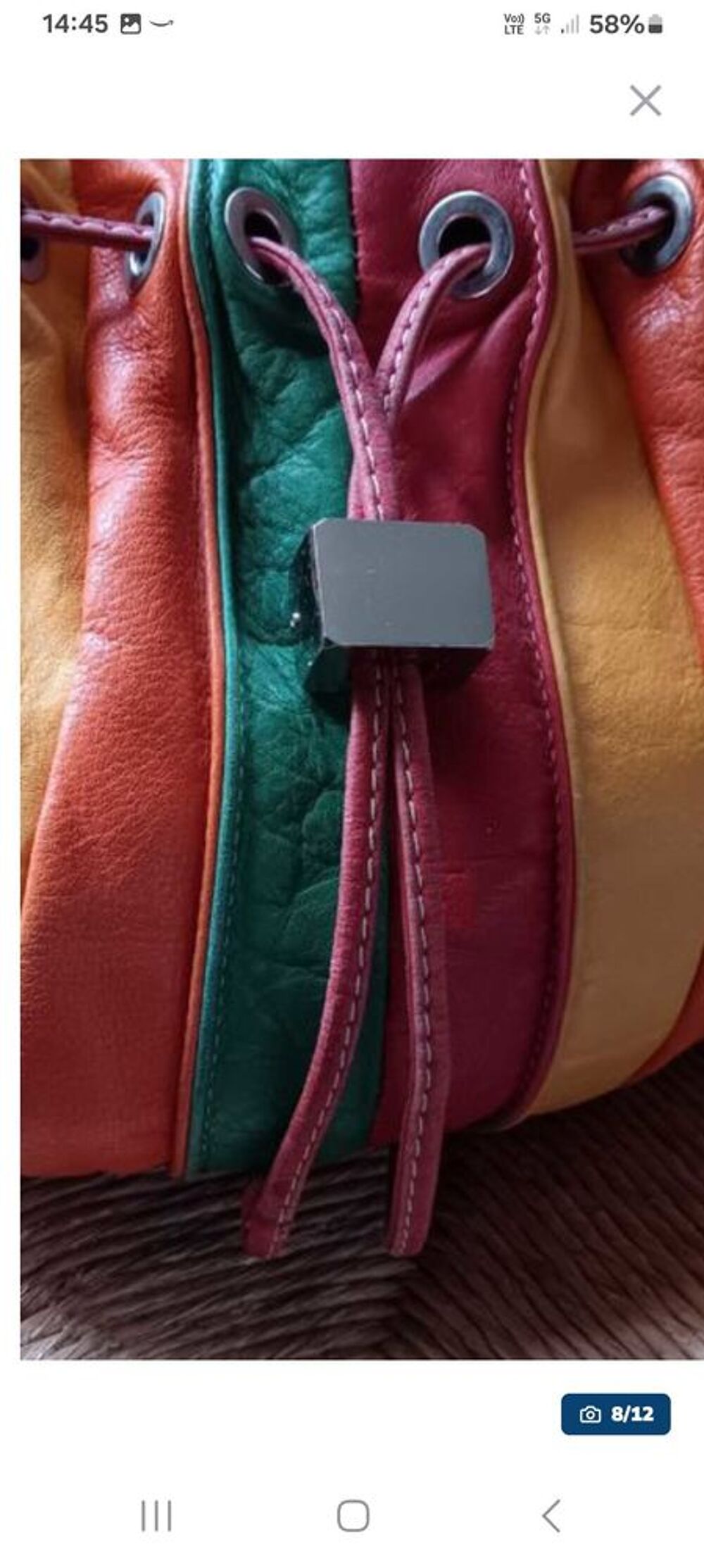 sac bourse cuir Maroquinerie