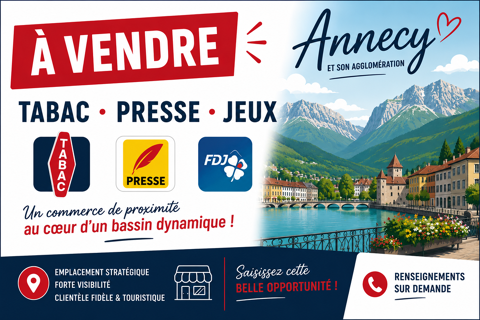 74 ANNECY Fonds de TABAC PRESSE magasin NEUF 798000 74000 Annecy