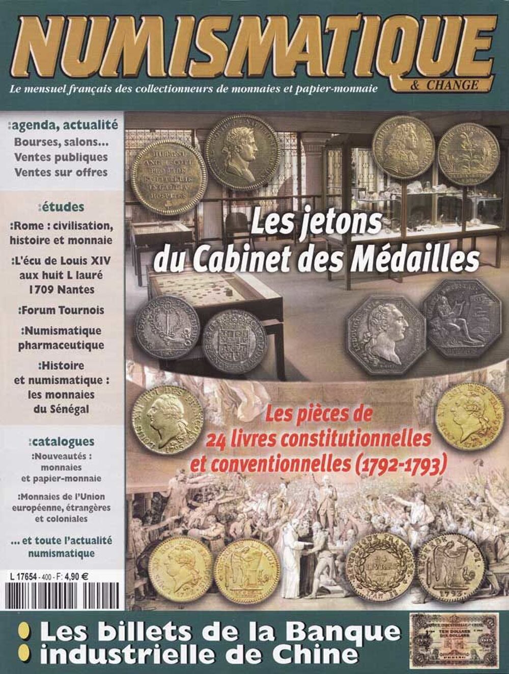 Collection compl&egrave;te Revue Numismatique et Change 