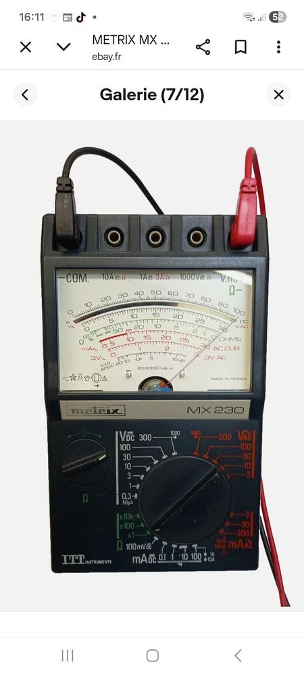   METRIX MX 230 