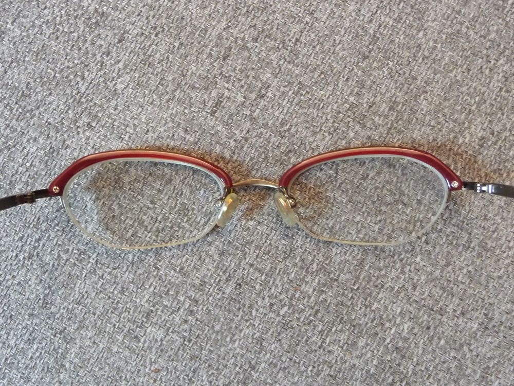Monture/ Lunette de Vue Combin&eacute; M&eacute;tal Plastique Marron-Bada Bijoux et montres