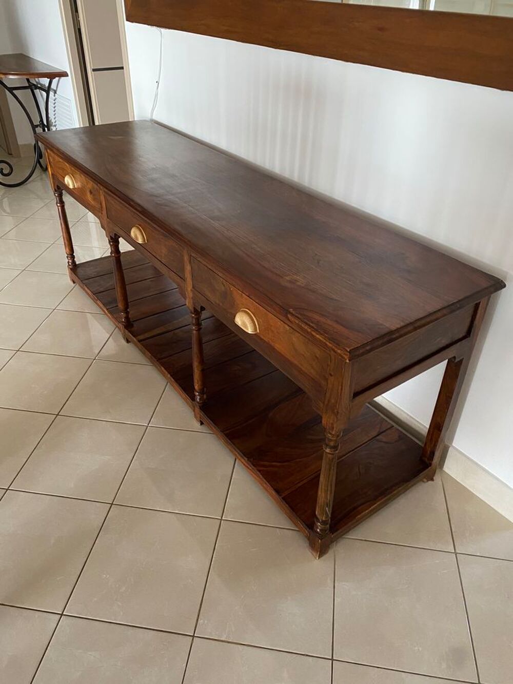 console bois 3 tiroirs Meubles