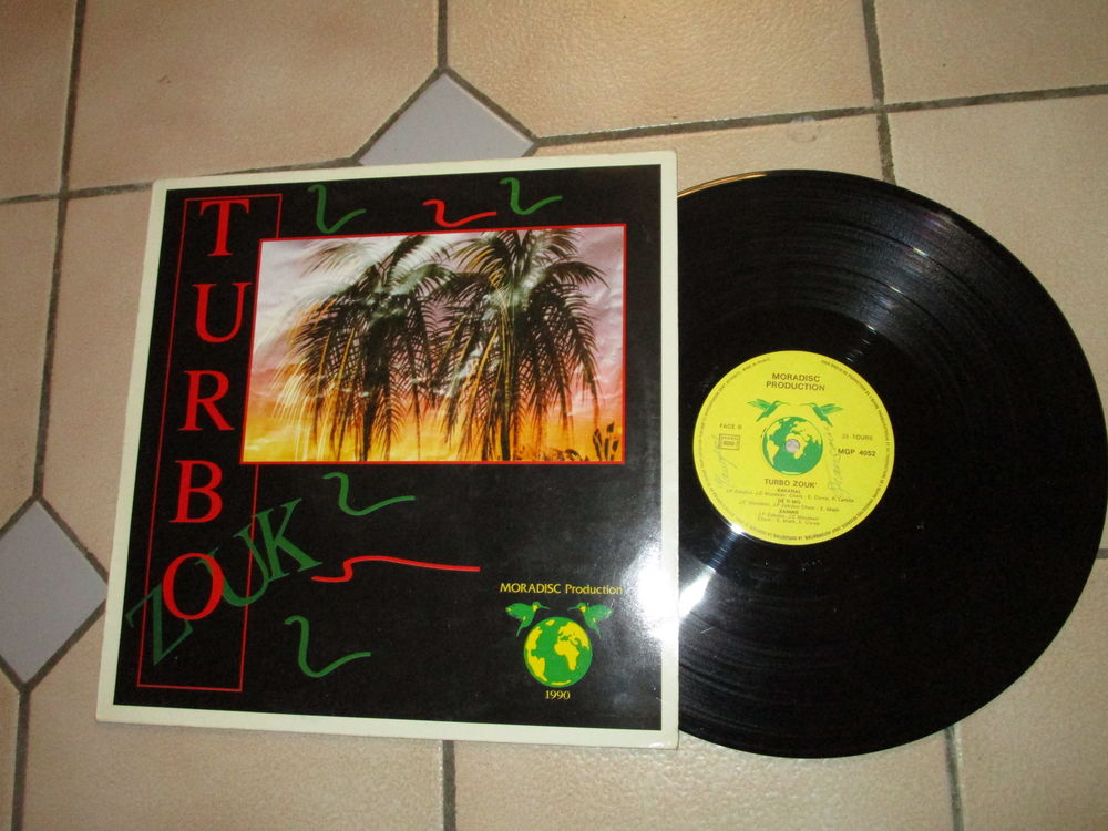 VIEUX VINYLE 1990"TURBO ZOUK" CD et vinyles